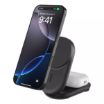 Black Belkin 2-in-1 Foldable Magnetic Charger with 25W Qi2 Fast Charging