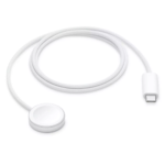 Official Apple Watch Magnetic USB-C Charging Cable (1m) in white.