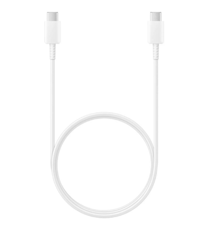 Official Samsung White USB-C to USB-C 1m Cable 3A