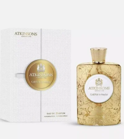 Atkinsons 24 Old Bond Street Gold In Mayfair 100ml Unisex Perfume Bottle