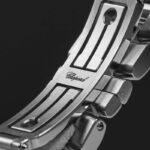 Limited Edition Chopard Happy Sport Kuwait watch with blue dial and dancing diamonds