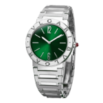 BVLGARI BVLGARI Lady 33mm stainless steel watch with green sunray dial
