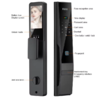 ES452D smart door lock with 3D face recognition and palm print scanner