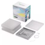 Nanoleaf Skylight smart ceiling panels showing a blue sky effect