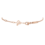 Chopard Happy Diamonds bracelet in 18K rose gold with a single moving diamond