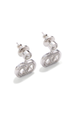 Valentino Garavani Ovalette earrings with Swarovski crystals and VLogo signature.