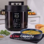 Nutricook 8L 9-in-1 Electric Pressure Cooker Black