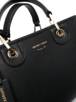 Small Emporio Armani MyEA Shopper bag in synthetic leather with top handles.