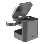 EQ 3-in-1 Qi2 Magnetic Wireless Charging Station Dark Grey 15W MPP