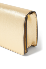 Valentino Garavani VLogo Signature Mini Bag in Shimmering Metallic Leather