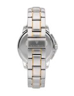 Maserati Successo Men's Chronograph watch in silver stainless steel with multi-color strap.