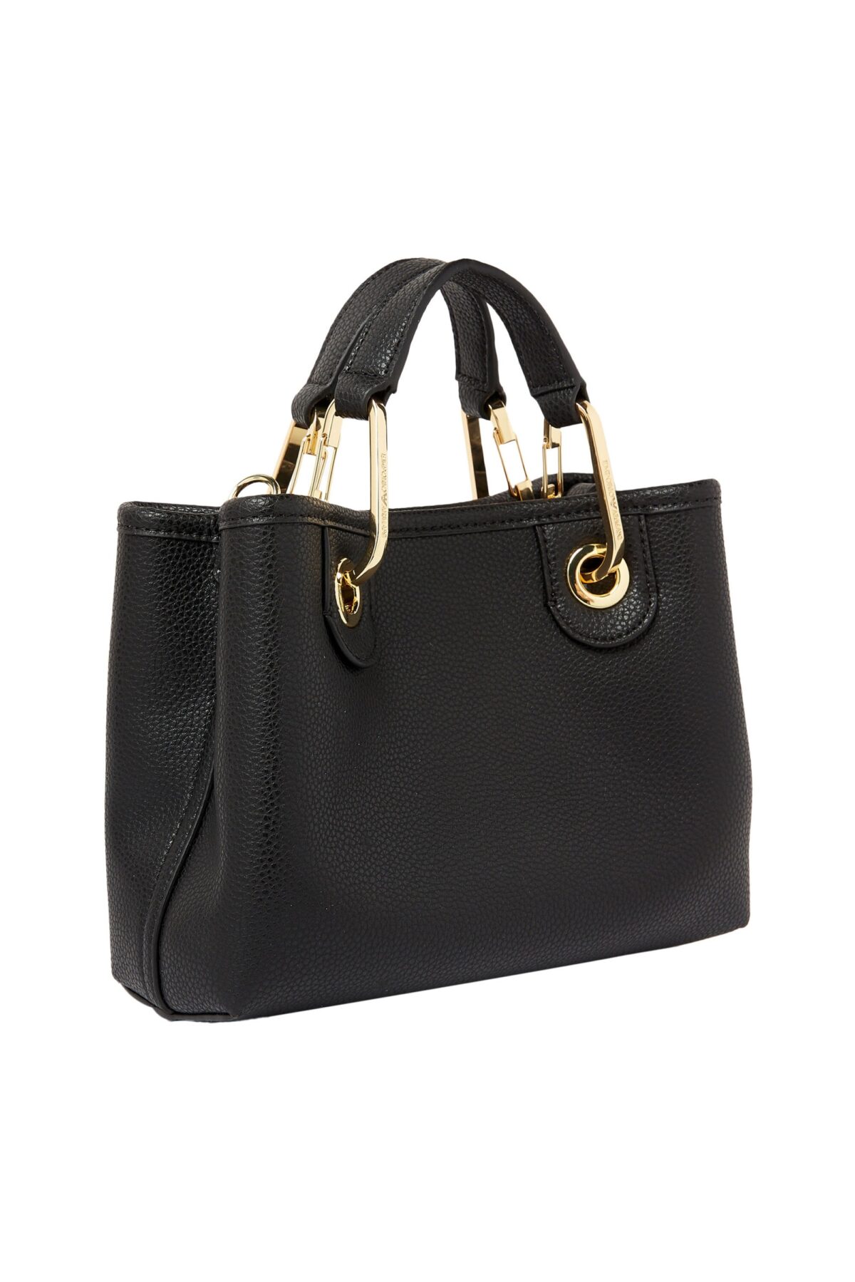 Small Emporio Armani MyEA Shopper bag in synthetic leather with top handles.