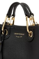 Small Emporio Armani MyEA Shopper bag in synthetic leather with top handles.
