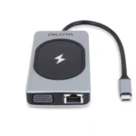 Dicota D32059 10-in-1 USB-C Charging Hub 100W Silver Aluminum