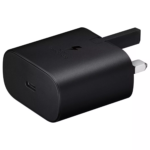 Samsung 25W PD Wall Adapter with USB-C to USB-C Cable in Black
