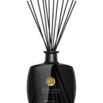 The Ritual of Oudh Fragrance Sticks in a luxury black glass bottle.