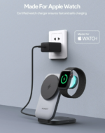 Aukey AU-LC-MC312-GY 3-in-1 Magnetic Wireless Charging Station Grey