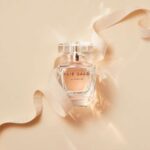 Clear jewel-cut glass bottle of Elie Saab Le Parfum Eau de Parfum 90ml.