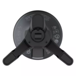 Belkin Magnetic Qi2 Car Charger mounted on a car dashboard with a black finish