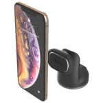 iOttie iTap 2 magnetic car mount attached to a car dashboard holding a smartphone