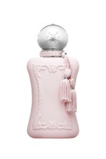 The iconic pink bottle of Parfums de Marly Delina Eau de Parfum with tassel