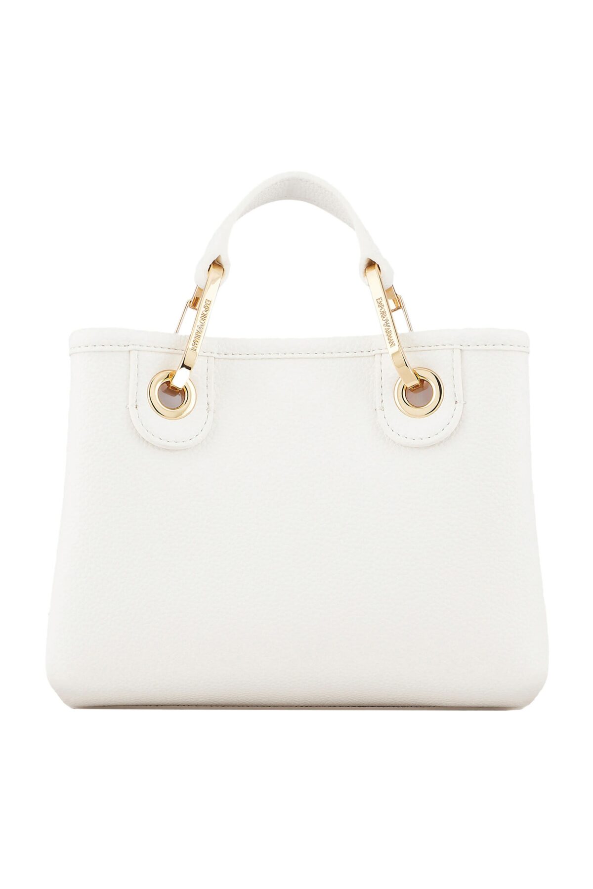 Small Emporio Armani MyEA Shopper bag in synthetic leather with top handles.