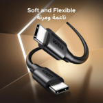 Ugreen 2-meter 100W USB-C to USB-C fast charging cable in black.