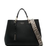 Small Emporio Armani MyEA Shopper bag in synthetic leather with top handles.