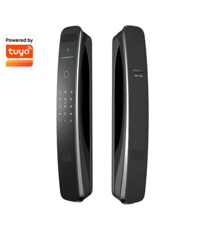 Smart Lock AX9 Tenon with vertical face recognition sensors and digital keypad