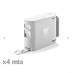 InnovaGoods Raclox wall mounted retractable clothes line with hangers in holes