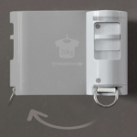 InnovaGoods Raclox wall mounted retractable clothes line with hangers in holes