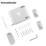 InnovaGoods Raclox wall mounted retractable clothes line with hangers in holes