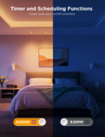 Govee Smart Wi-Fi and Bluetooth GU10 Light Bulb 2-Pack in White