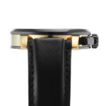 Gucci G-Chrono YA101203 black guilloché dial watch with G-shaped bezel