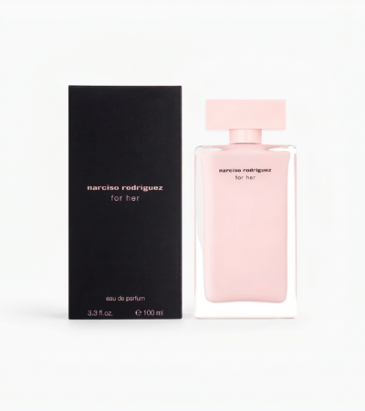 Narciso Rodriguez For Her Eau de Parfum 100ml pink bottle with black cap