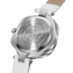CIGA Design Denmark Rose watch with layered petal case and mother-of-pearl dial