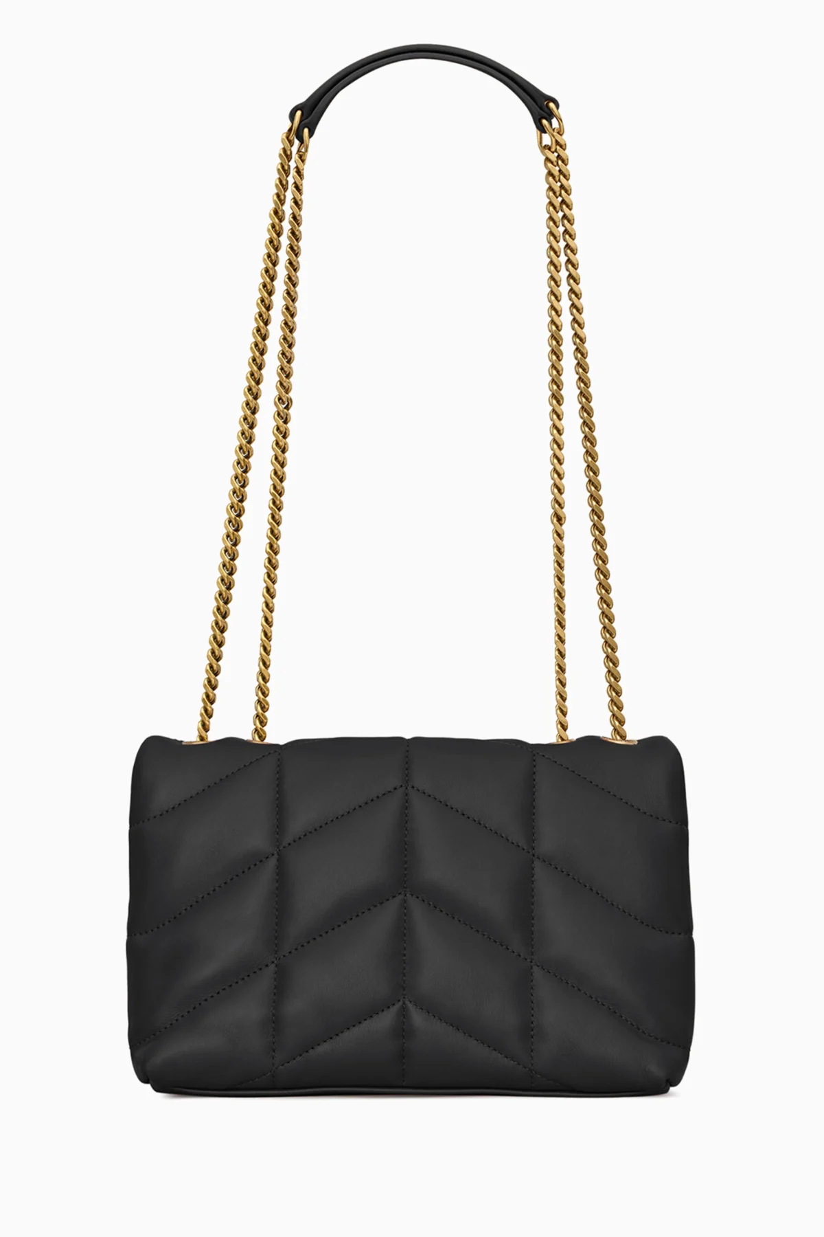Saint Laurent Small Lou Lou Puffer Bag – Black