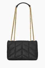 Saint Laurent Small Lou Lou Puffer Bag – Black