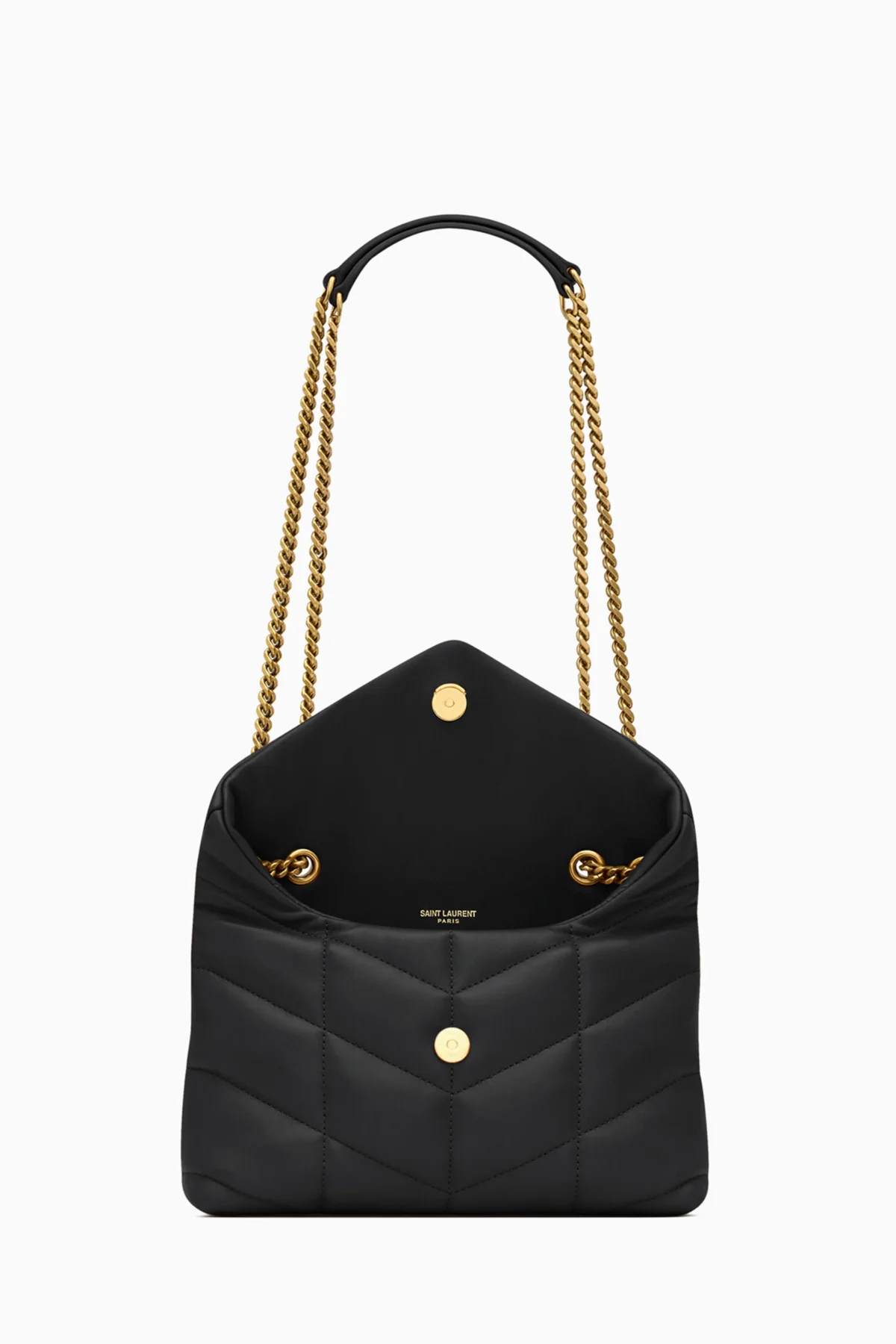 Saint Laurent Small Lou Lou Puffer Bag – Black