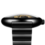 CIGA Design Blue Planet II Gilded Age watch with 24K gold earth dial and ceramic case