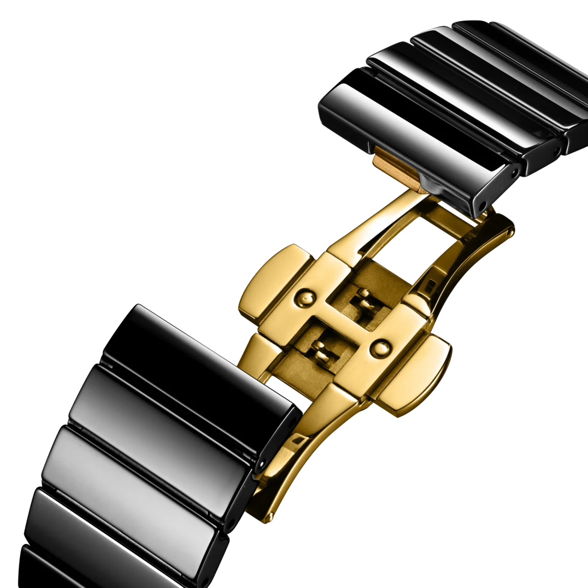 CIGA Design Blue Planet II Gilded Age watch with 24K gold earth dial and ceramic case