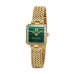 Escada Ava women's watch with green dial and gold-plated bracelet