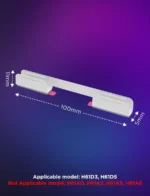 Five white metal mounting clips for Govee Neon Rope Light 2