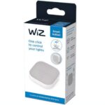 White Philips WiZ Smart Portable Button for wireless light control