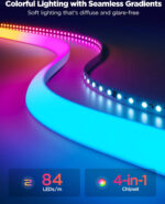 Flexible Govee LED Neon Rope Lights 5m length with RGBIC colors