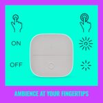 White Philips WiZ Smart Portable Button for wireless light control