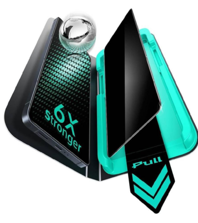 ESR Armorite Privacy Screen Protector for Samsung Galaxy S26 Ultra showing 28 degree privacy angle