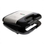 Sumo black 2-slice sandwich maker with non-stick coating and power lights