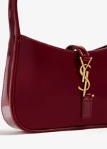 Saint Laurent Le 5 à 7 Patent Leather Shoulder Bag – Red