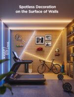 Govee 3-meter COB RGBIC LED strip light pro showing seamless multicolor lighting